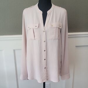 Calvin Klein Blush Button-Up Shirt